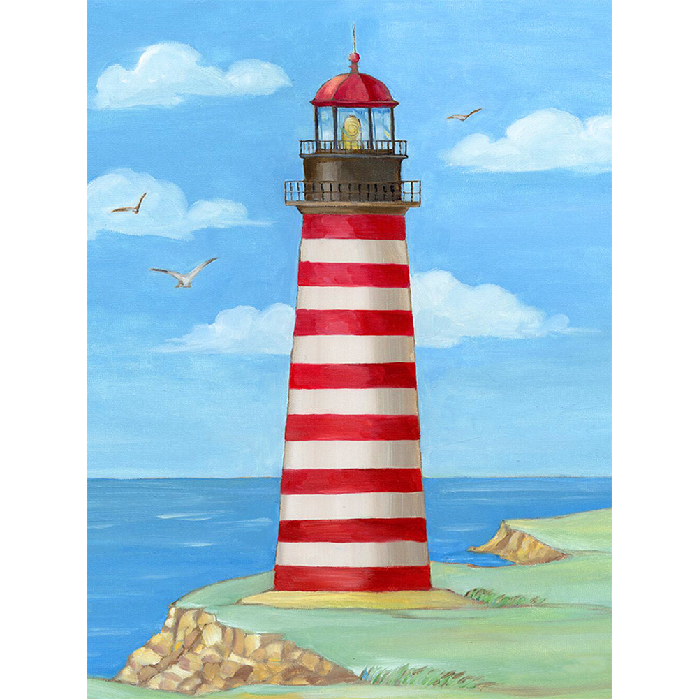 

Lighthouse - Round Drill Diamond Painting - 30*40CM, 501 Original
