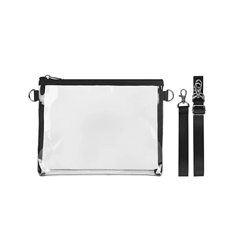 Transparent PVC Crossbody Bag Waterproof Coin Purse Stadium Sports Bag Portable Portable Storage Bag