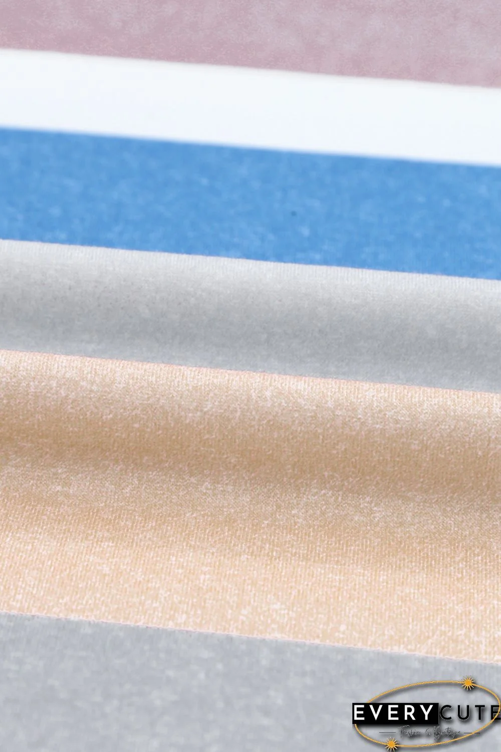 Multicolor Striped Pocket T Shirt Dress