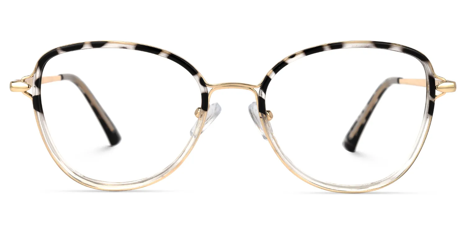 Quaid Schwarz-Tortoise Cateye Brille Schwarz-Tortoise