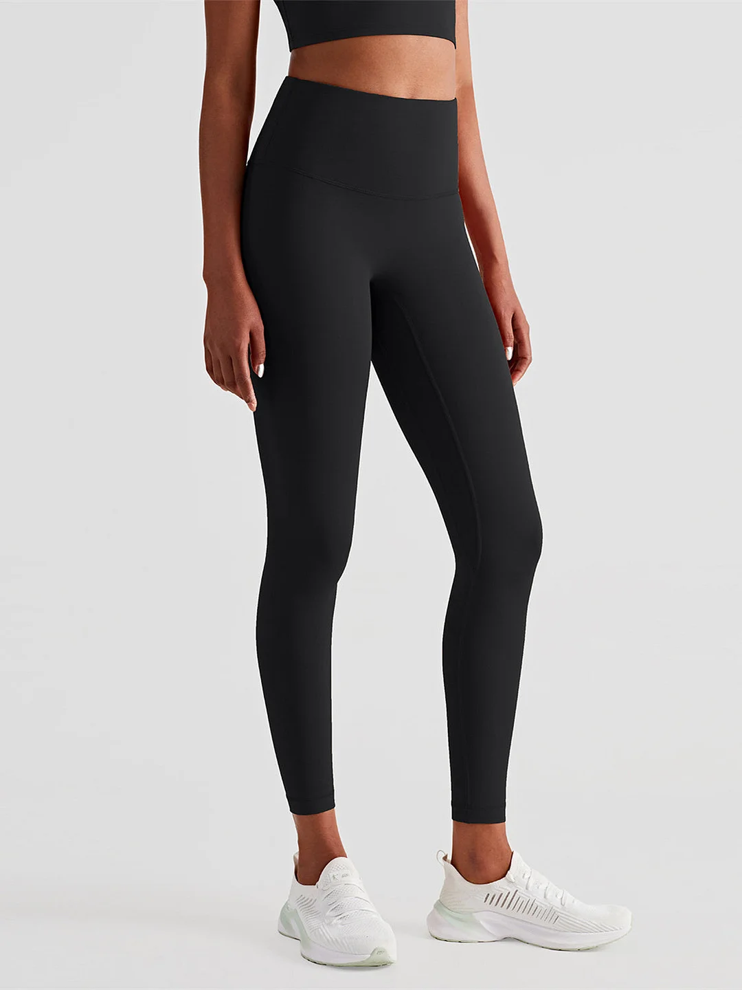 High Waisted Nine-point Leggings Sports Fitness Pants