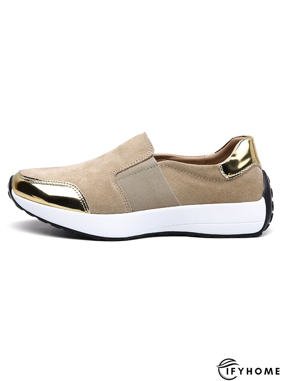 Casual Color Block Slip On Walking Shoes | IFYHOME