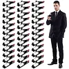 [US Local Warehouse] 5 Pack 12 Bottle Wine Rack Wall Mounted for 60 Bottles DIY Detachable Wine Holder Metal Storage Rack for Kitchen Dining Room Bar