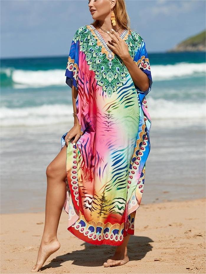 Women's Casual Vacation Caftan Dress