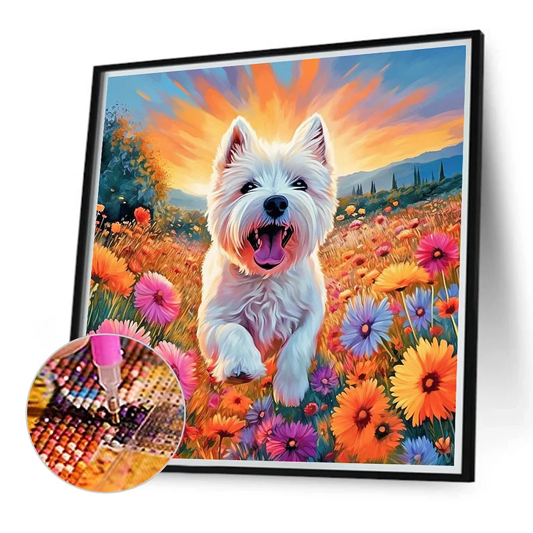 FULLCANG Naughty Dog Diamond Art Painting Diy Full Mosaic Embroidery Animal  Pet Flower Square Round Drill Wall Decor FG1696 - AliExpress