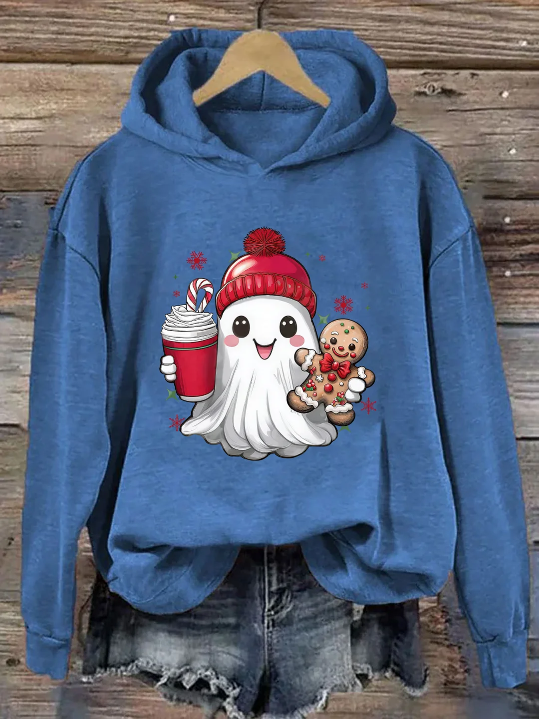 Cute Ghost Christmas Hoodie
