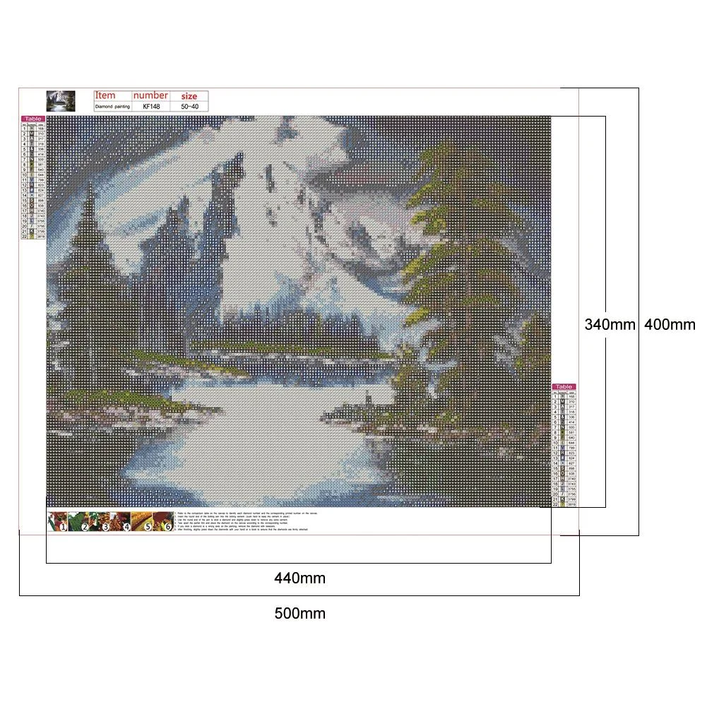 Diamond Painting - Full Square Drill - Mountain(40*50cm)