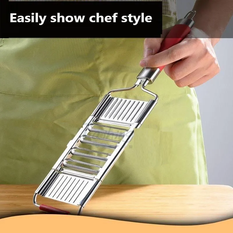 Stainless Steel Onion Slice Holder & Kitchen Chopper Assistant - Safe Vegetable Cutter Tool (Black & Gray) - View #11