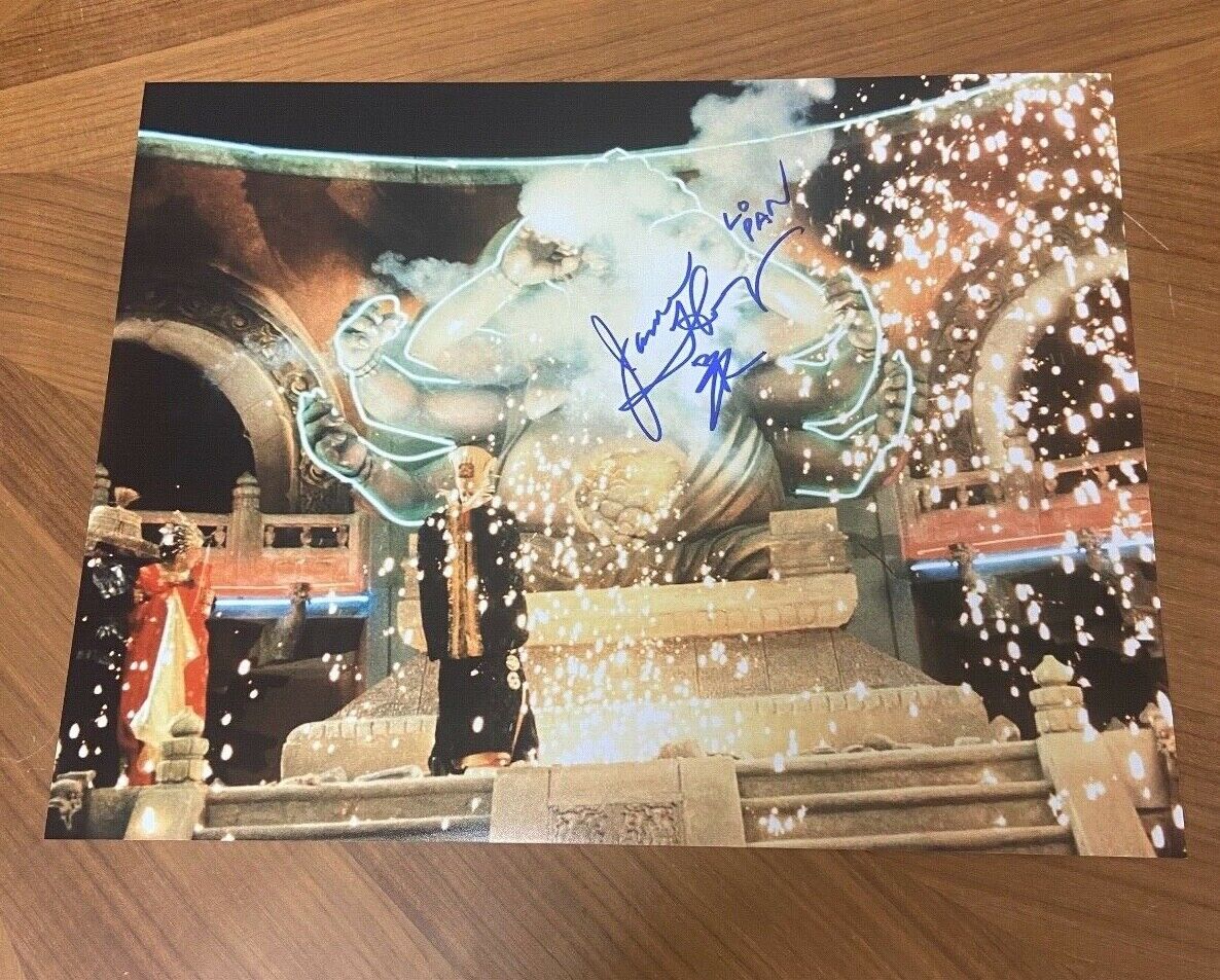 * JAMES HONG * signed 11x14 Photo Poster painting * BIG TROUBLE IN LITTLE CHINA * LO PAN * 15