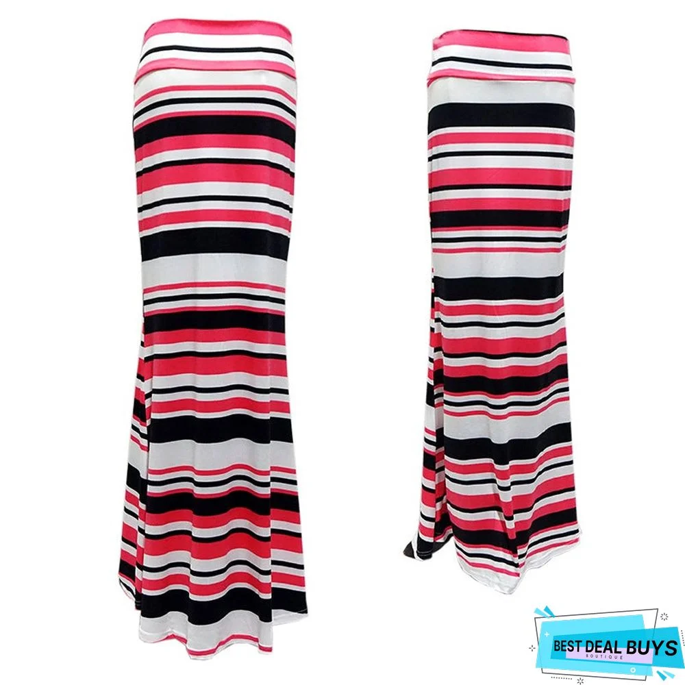 Half Skirt Women's New High Waist Elastic Bag Hip Skirt