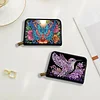 2pcs Animal Pattern Diamond Painting Fashion Card Holder Compact Coin Purse