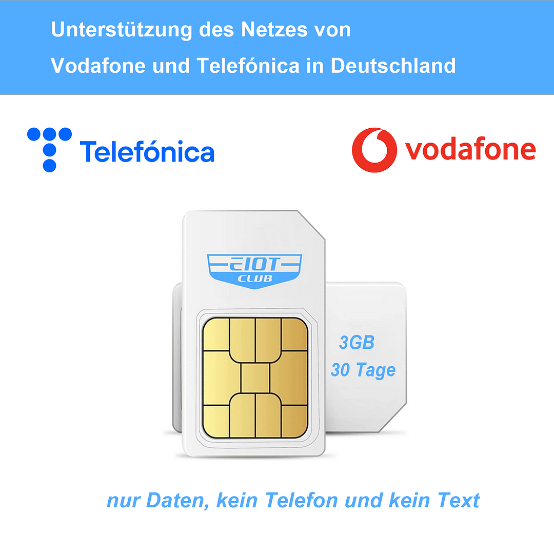 Prepaid Daten SIM Karte, ohne Sprache und Text, nur für Deutschland geeignet