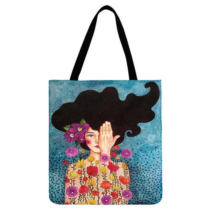 Art Girls - Linen Tote Bag