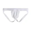 Men's Sexy Lingerie Thong G- Underwear Panties Erotic Ice Silk Leg Band Seduction Thongs