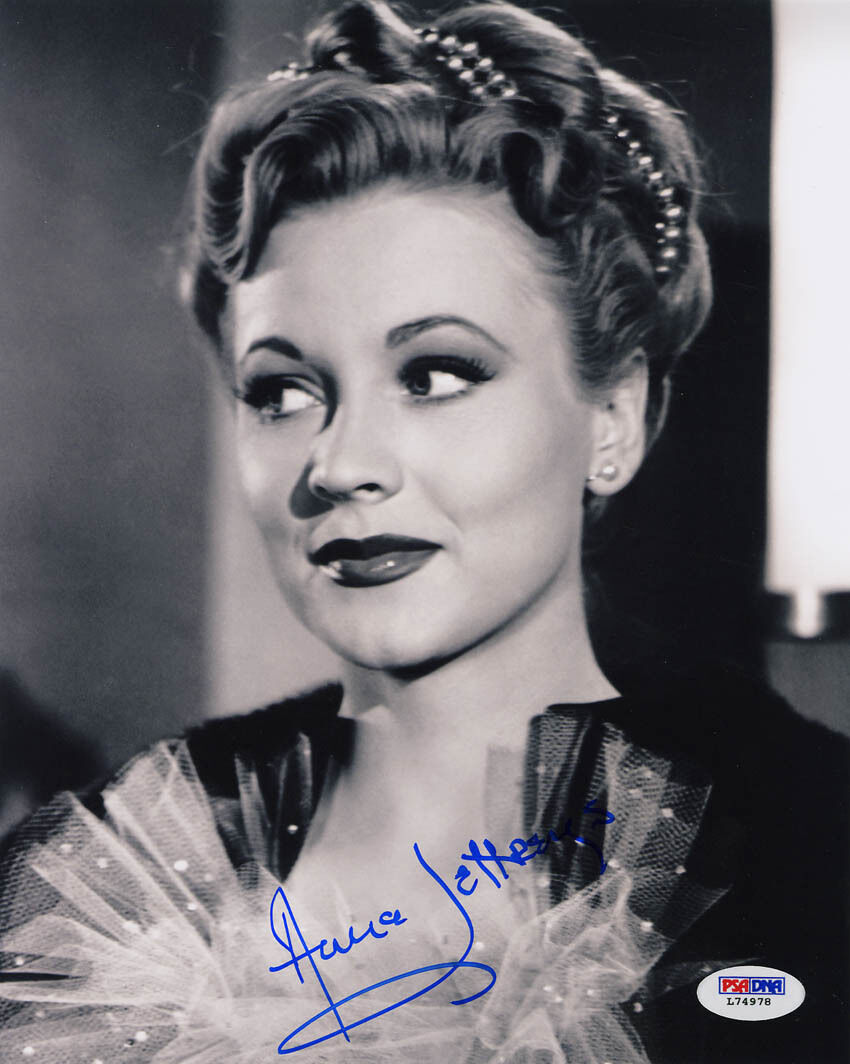 Anne Jeffreys SIGNED 8x10 Photo Poster painting Topper Dillinger Dick Tracy PSA/DNA AUTOGRAPHED