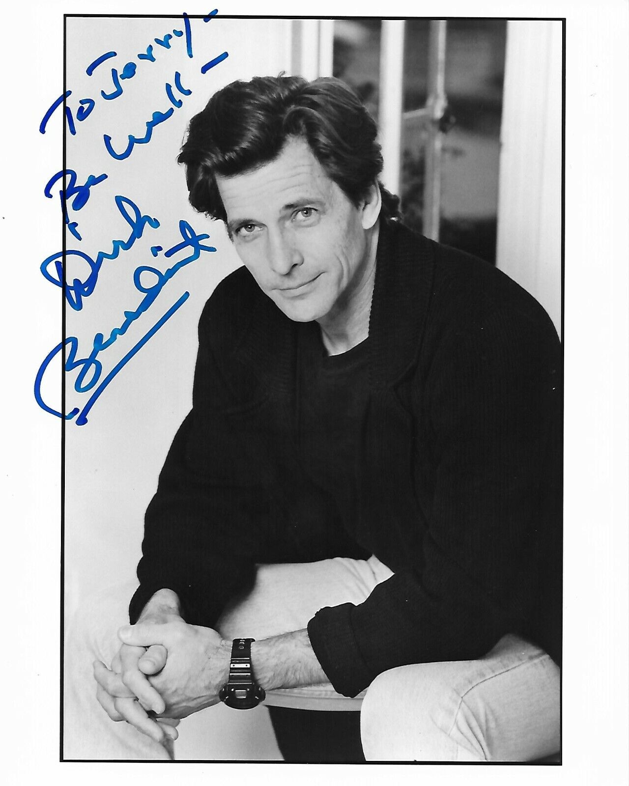 Dirk Benedict Original Autographed 8X10 Photo Poster painting