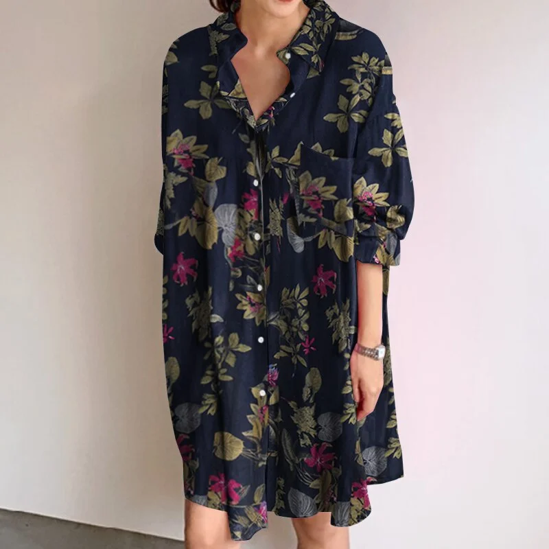 Checked Shirt Dress Long Sleeve Plaid Mini Vestidos Women Summer Sundress ZANZEA 2022 Kaftan Female Casual Floral Robe