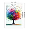 Colorful Musical Note Tree-11CT Stamped Cross Stitch 40*60cm/15.75*23.62in tapestrymarket