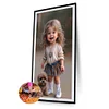 uk.everydayedeals (Limited Stock)Diamond Painting - Full Round - Little Girl and Dog(40*70cm)