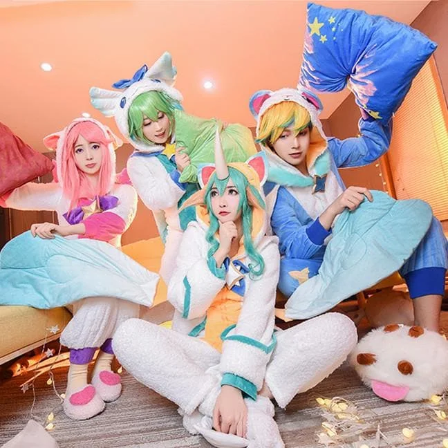 [Reservation] League of Legends Pajamas Guardian Cosplay Costume SP13454