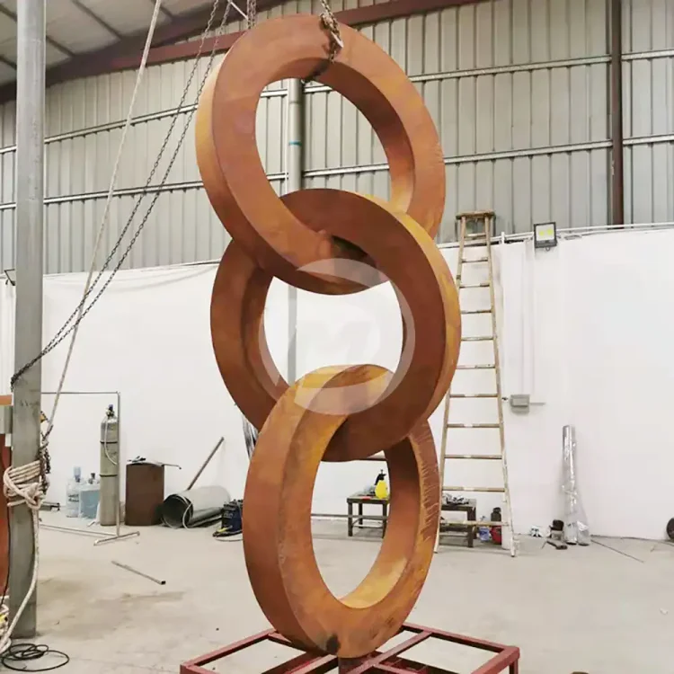 Rusty Garden Metal Art Corten Steel Sculpture