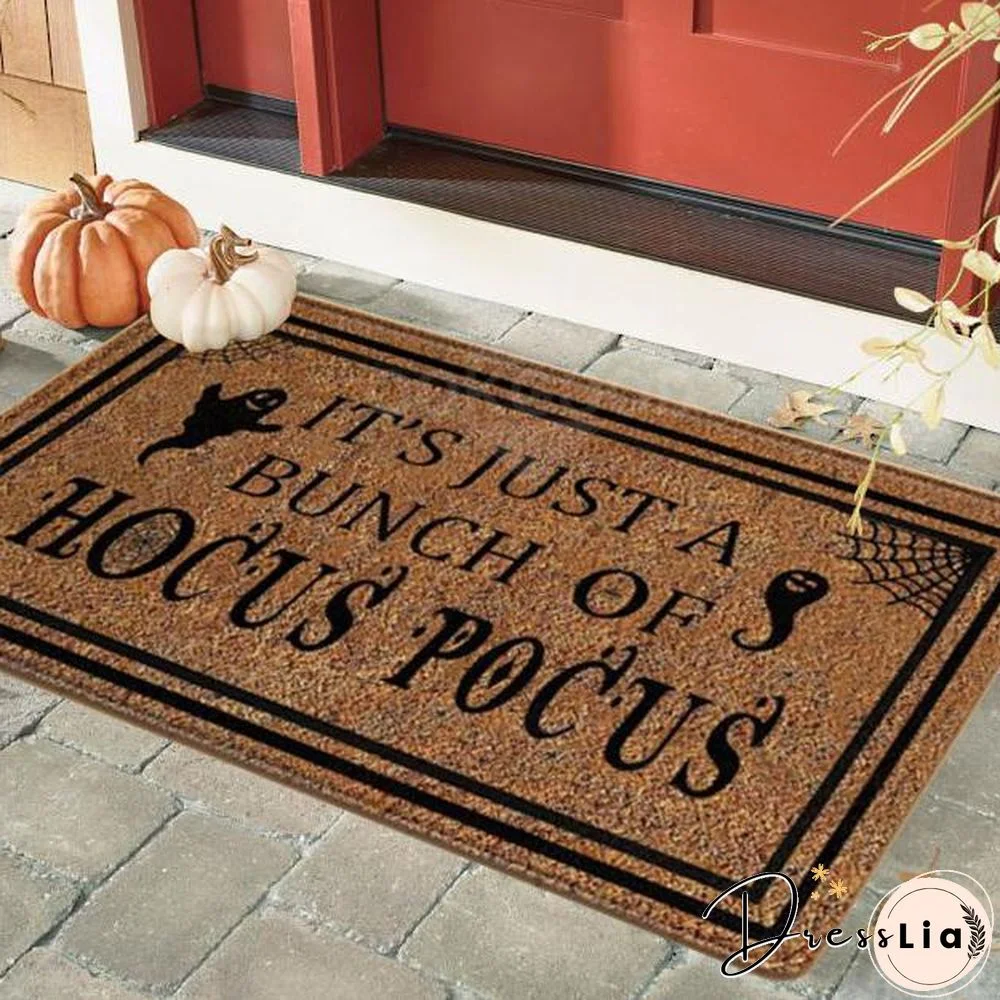 Halloween Themed Door Mat For Indoor Outdoor Decoration