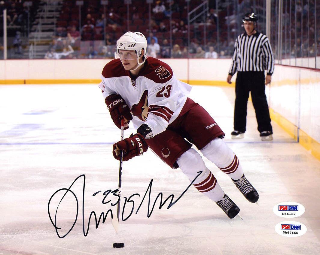 Oliver Ekman-Larsson SIGNED 8x10 Photo Poster painting Phoenix Coyotes ITP PSA/DNA AUTOGRAPHED