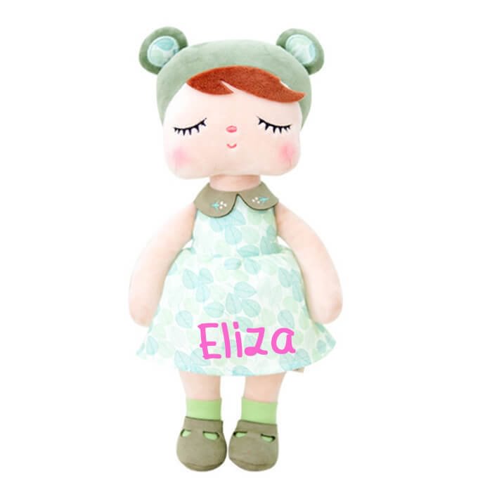 Personalized Angela Plush Dolls in Spring