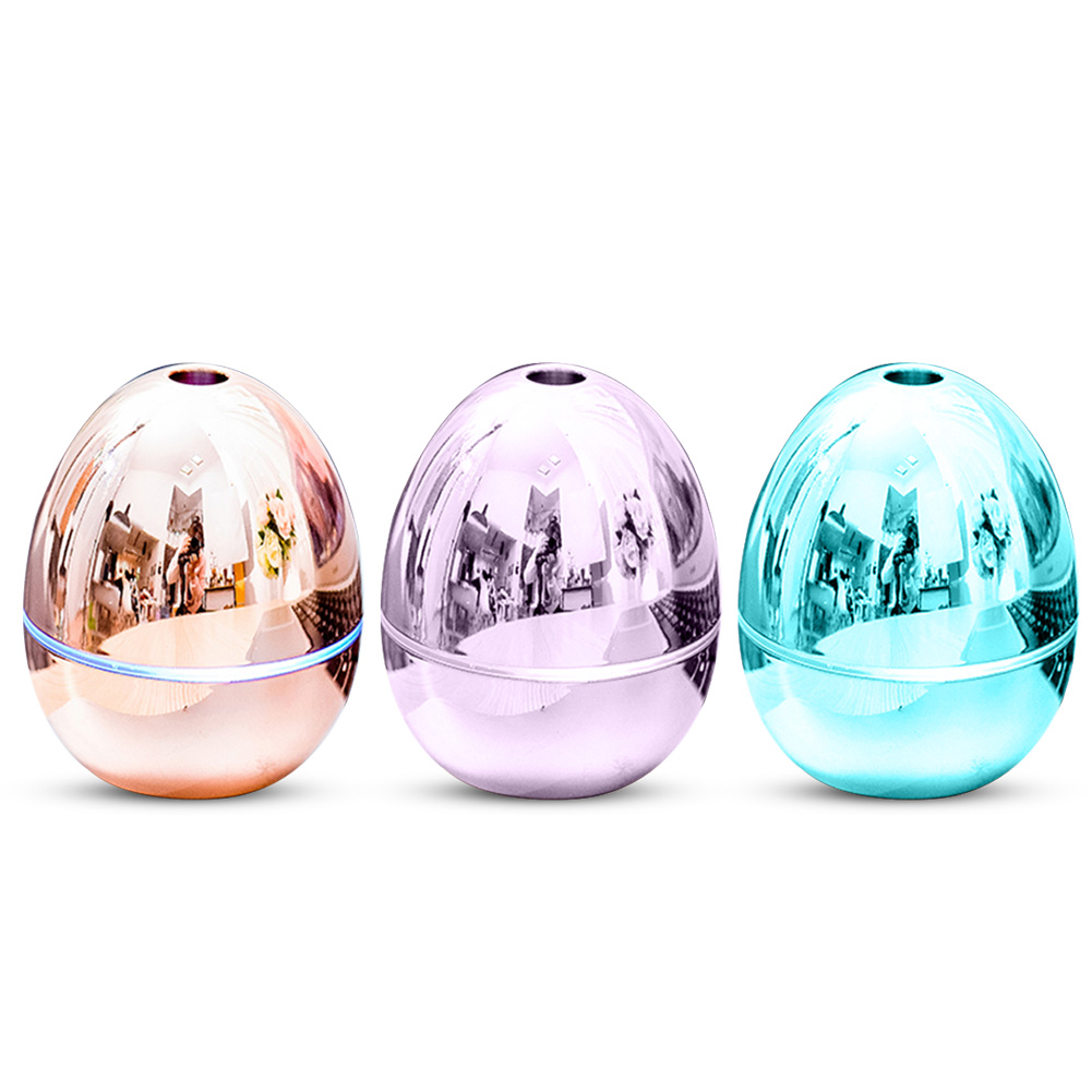 

Egg Shape Electric Humidifier USB Powered Mini Mist Atomizer Air Purifier, Rose gold, 501 Original