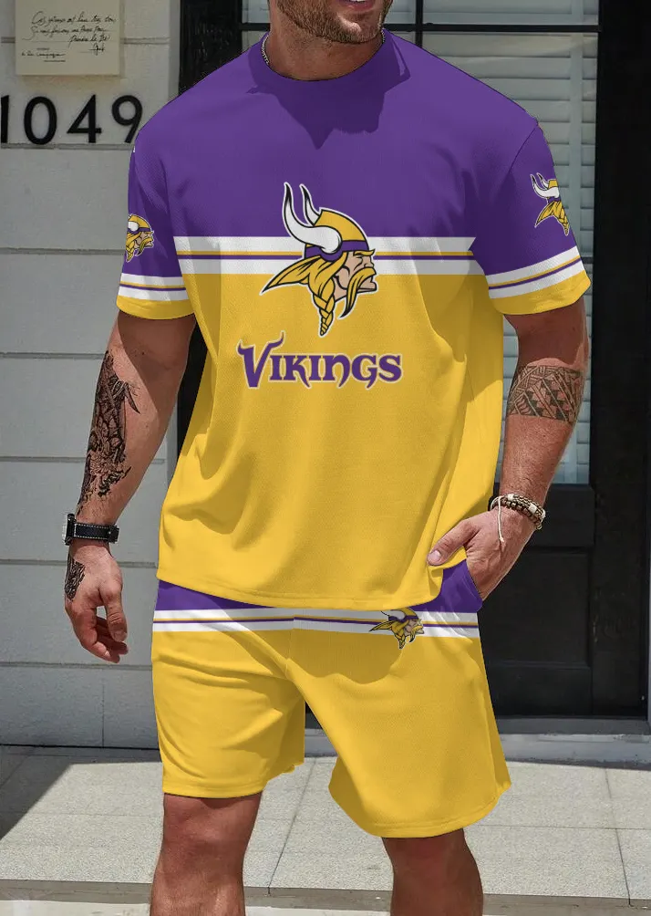 Minnesota Vikings Limited Edition Top And Shorts Two-Piece Suits