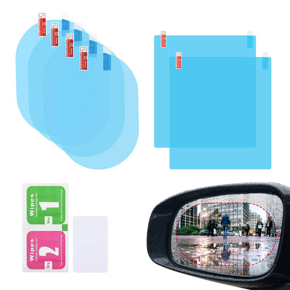 

6pcs Mirror Waterproof Film General Nano Water Flooding Glass Anti-fog Film, 501 Original