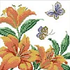 Flowering-Partial 9CT Stamped Cross Stitch Bead Embroidery 27*27cm