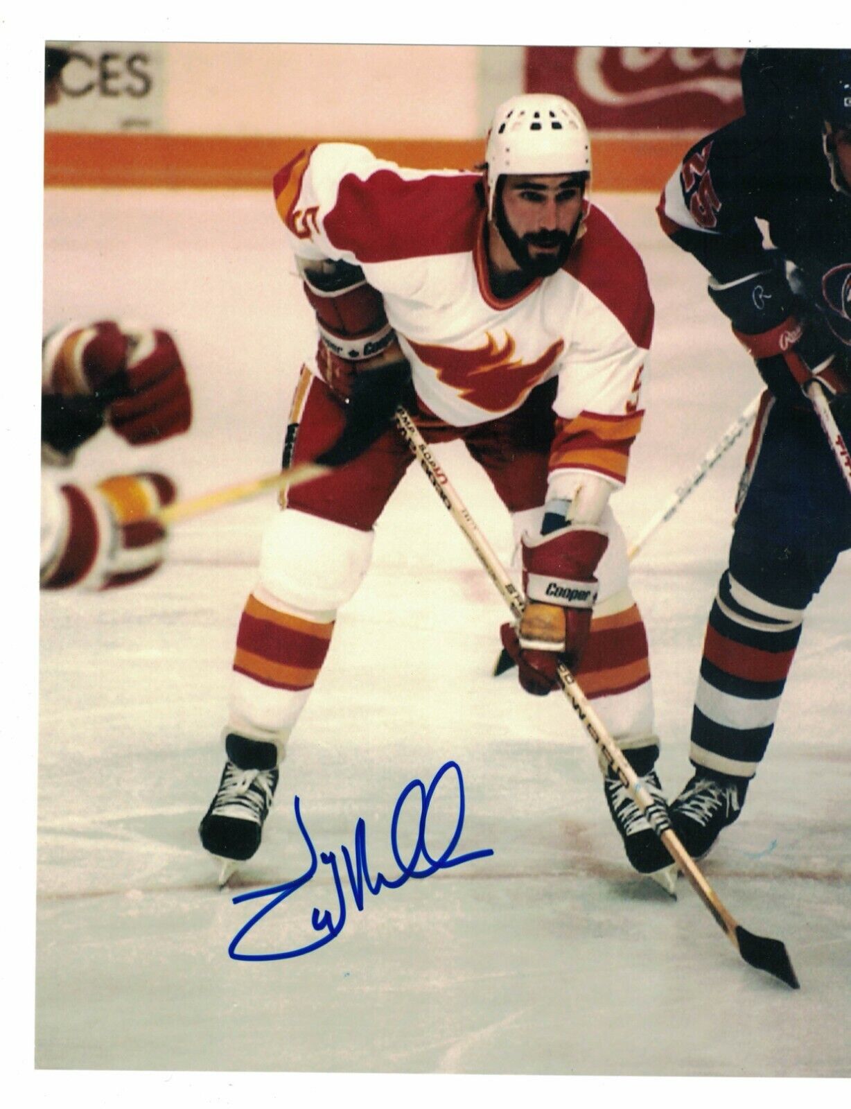 Jay Miller Moncton Golden Flames Signed 8 x 10