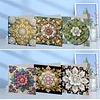 6Pcs Diamond Painting Greeting Card Mandala Diamond Handmade Card Kit