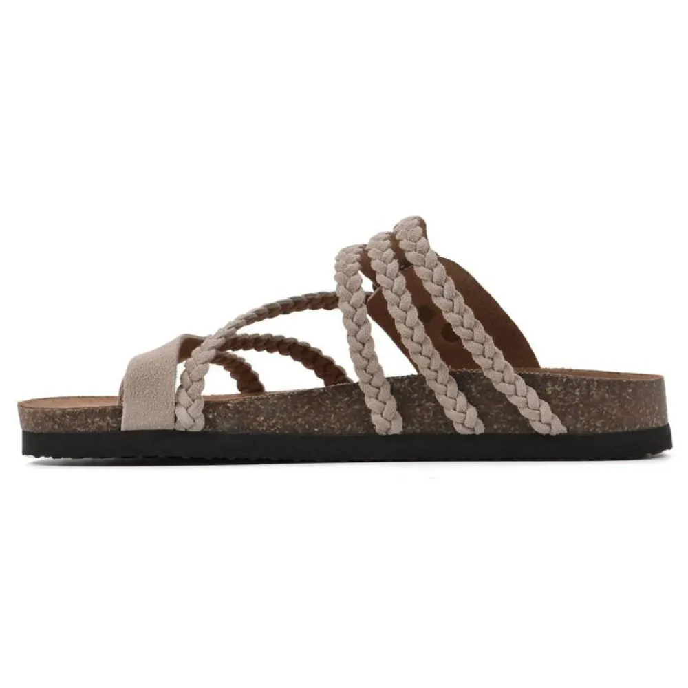 Hayleigh Braided Cork Sandals &ndash; Your Feet Called. They Want These.