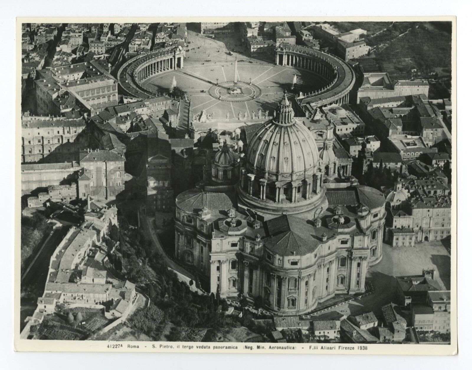 Vatican City - Vintage 8x10 Publication Photo Poster paintinggraph - St. Peter's Basilica