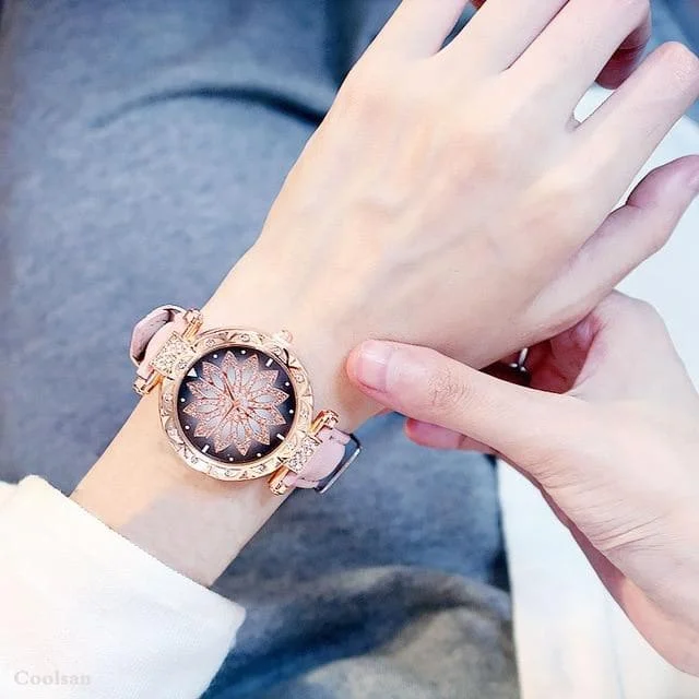 9 Colors Starry Sky Watch Bracelet Set SP14617