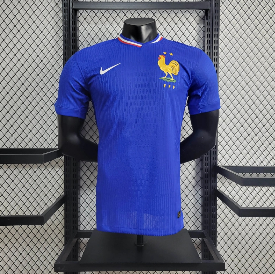 2024 France Home Player Version Men's Football T-Shirt Thai Quality