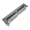 12/24 Ports Network Tool Kit CAT6 Patch Panel RJ45 Networking Wall Mount Rack