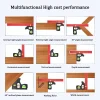 Aluminum Alloy High-Precision Multi-Function Angle Ruler 90 Bend Ruler Triangle Ruler Movable Angle Ruler Right Angle Ruler To Measure Woodworking Level