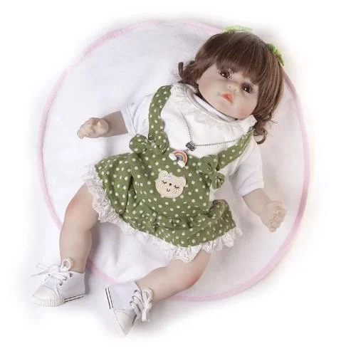 18" Cute Sofia Full Silicone Reborn Baby Doll Girl - Reborn Shoppe