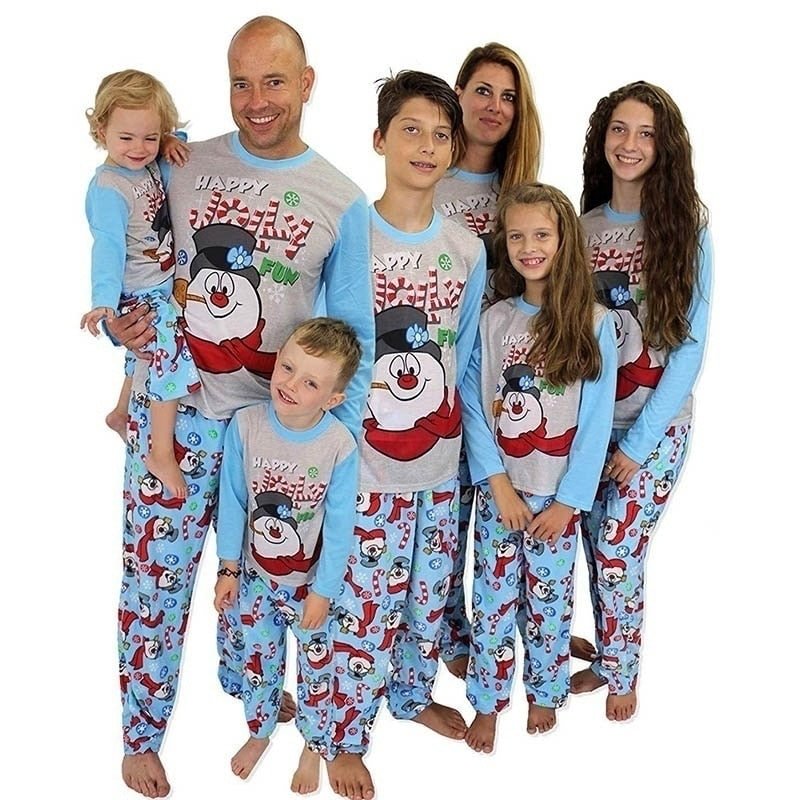 Matching Family Christmas Pajamas Holiday Sleepwear-elleschic