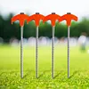 8Pcs Screw-in Tent Stakes with Hex Socket Heavy Duty Pegs for Outdoor Camping