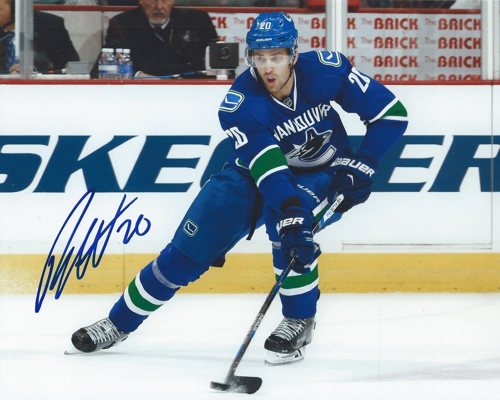 Brandon Sutter Signed 8×10 Photo Poster painting Vancouver Canucks Autographed COA D