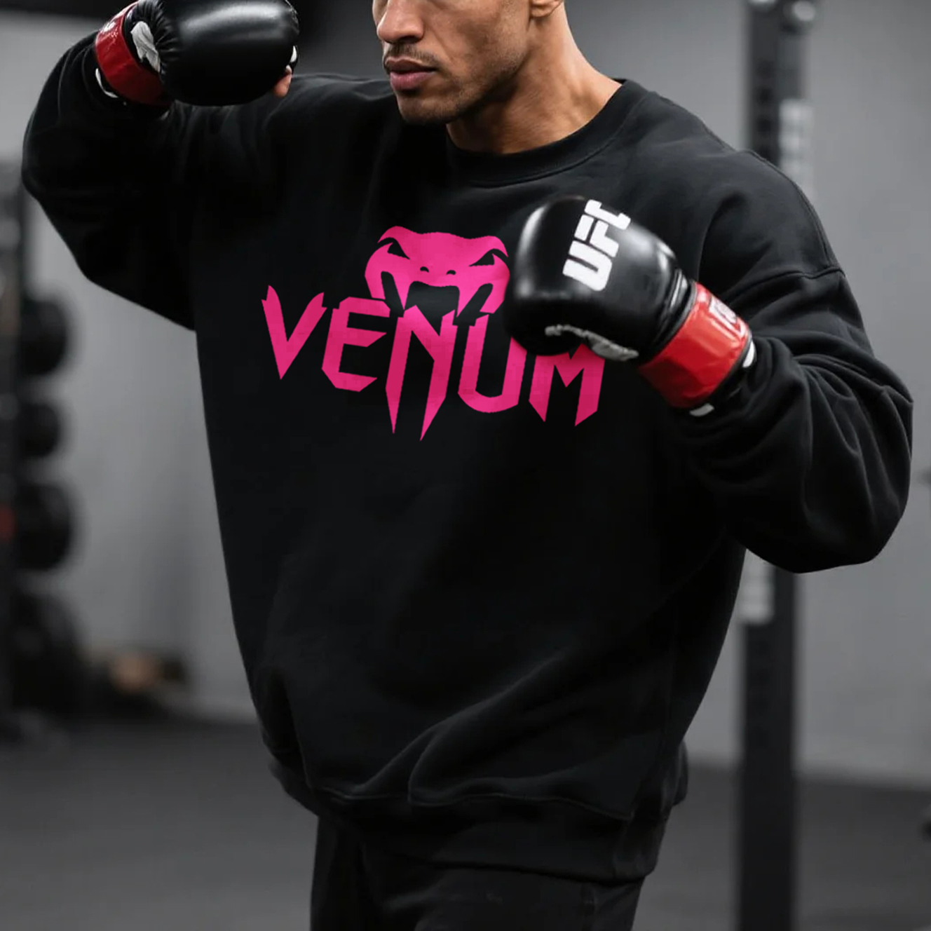 Large Size Loose Comfortable Breathable Round Neck Sweatshirt Fitness Sports Extreme Fighting Sweatshirt / TECHWEAR CLUB / Techwear