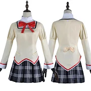 [Wetrose] In Stock Tomoe Mami Sakura Kyouko Miki Sayaka Cosplay Costume Mahoushoujo Magic Girl Dress Anime School Uniform Madoka