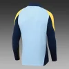 2024/2025 Real Madrid Half-Pull Training Suit Baby Blue Football Shirt 1:1 Thai Quality Set love fball