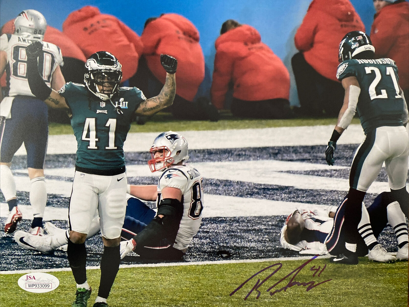 Ronald Darby Autograph Signed Philadelphia Eagles 8x10 Photo Poster painting JSA Witness COA