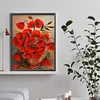 Diamond Painting -DIY Round Drill Papaver Bouquet