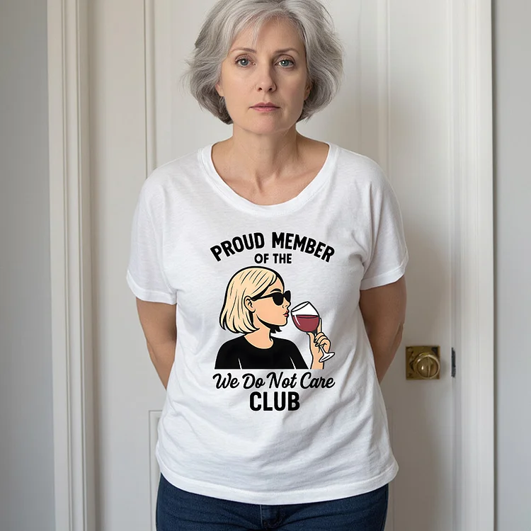 Women's We Do Not Care Club Gen X Attitude T-Shirt, Sweatshirt, Hoodie